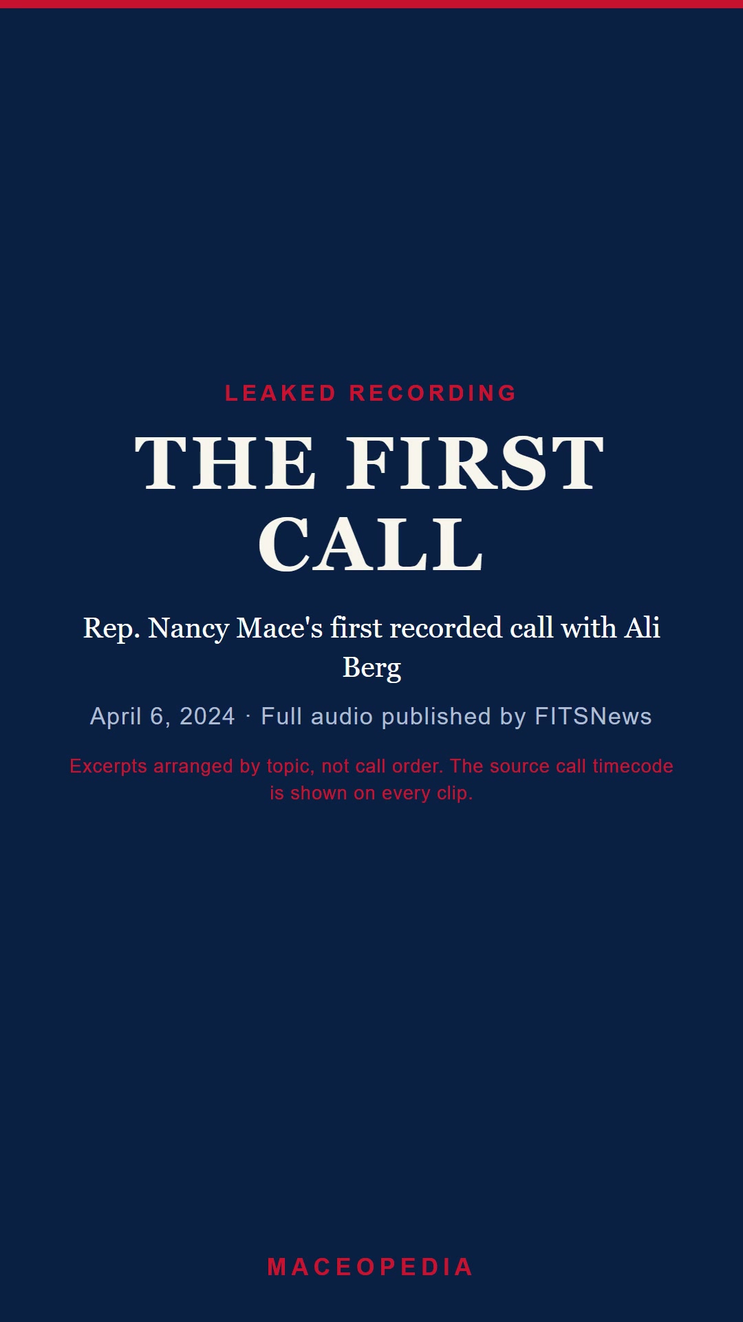 "You have to hit him in his pocketbook with a civil suit": the first recorded call with Ali Berg, in her own words: image 1