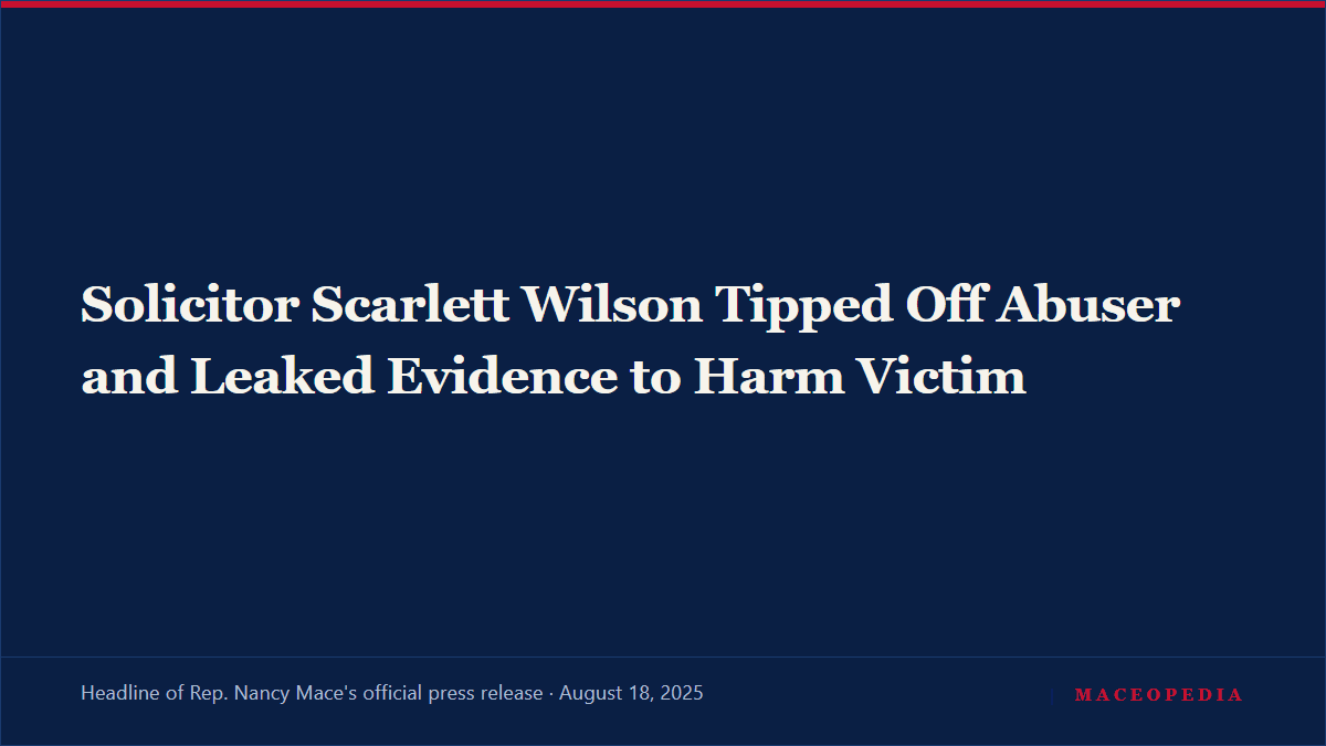 Mace vs. the Solicitor: the campaign against the prosecutor in her own cases (2025)