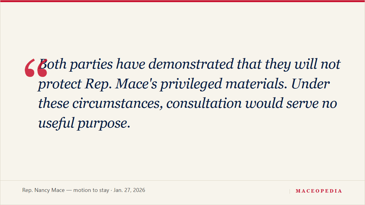 Mace Calls ADW's Breach-of-Contract Suit a 'Fishing Expedition,' Moves to Dismiss It, Despite Not Being a Party: image 2