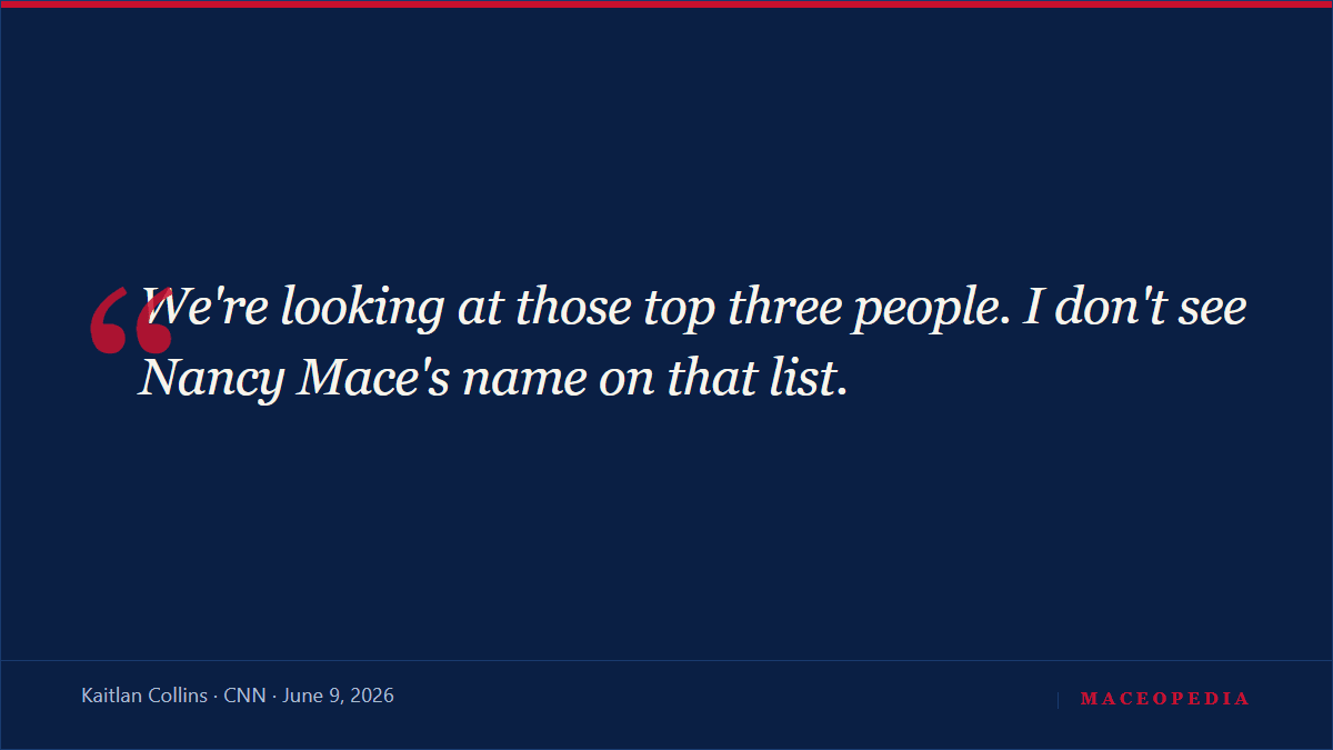 On CNN's election-night board, anchors can't find Mace, John King places her 'at the bottom of the pack' as she finishes last in the GOP governor's primary: image 2