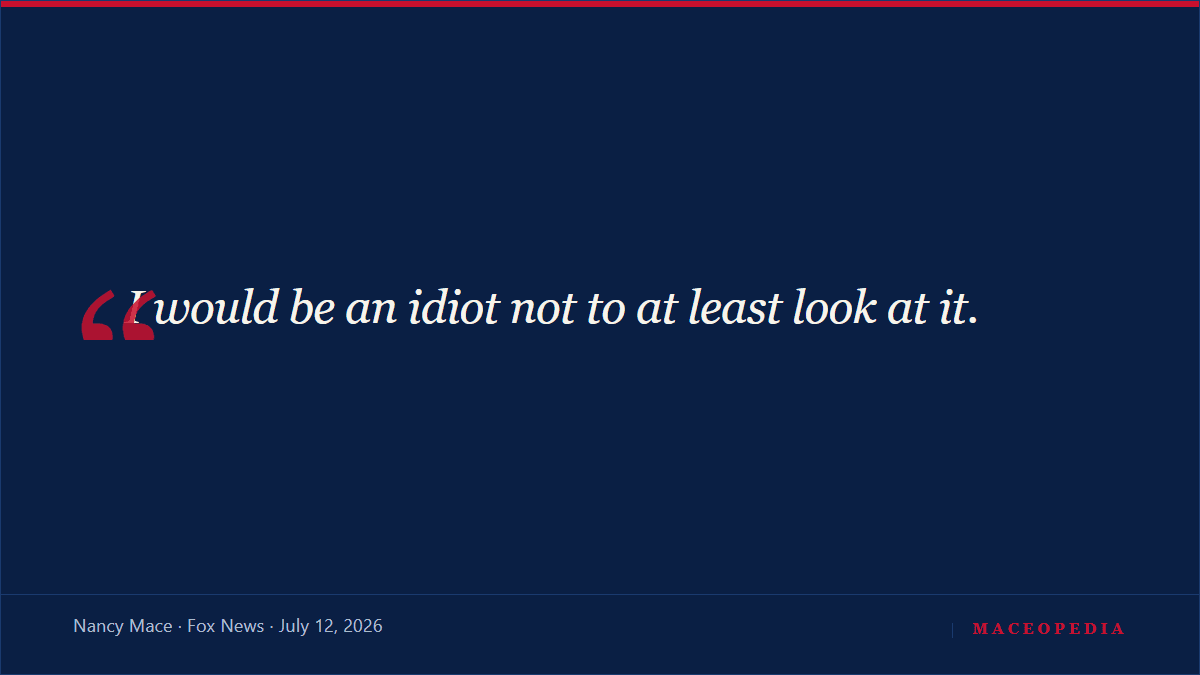 'I would be an idiot not to': how Nancy Mace's answer on Lindsey Graham's Senate seat changed across one Sunday: image 1