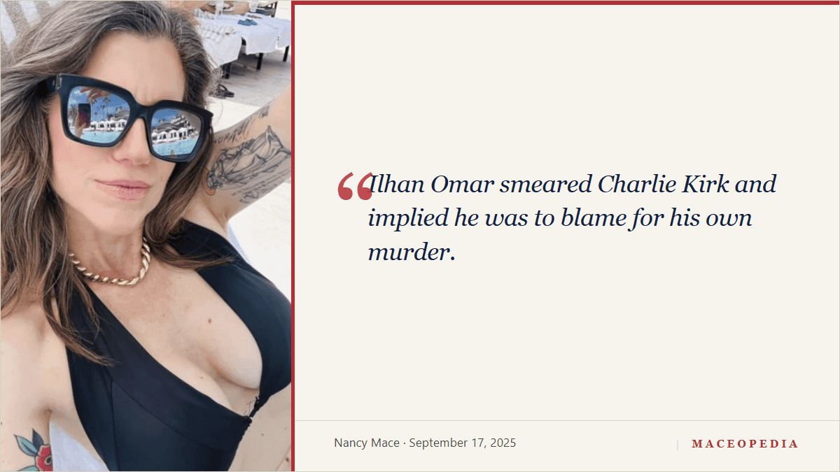 Mace's Omar censure resolution built on a quote Omar never said: image 1