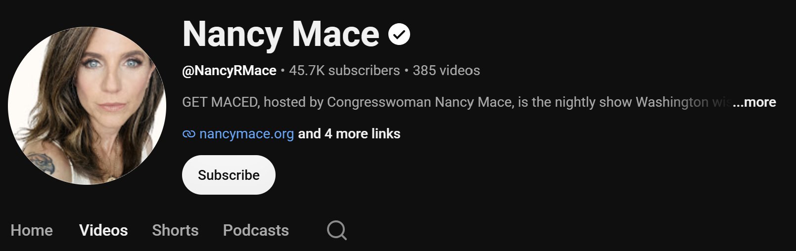 Nancy Mace Puts 'Get Maced' on a Clock: A Fixed Nightly Show, 8PM Monday Through Thursday: image 1