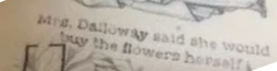 Close-up of fine-line script tattoo on Nancy Mace's left arm reading "Mrs Dalloway said she would buy the flowers herself."
