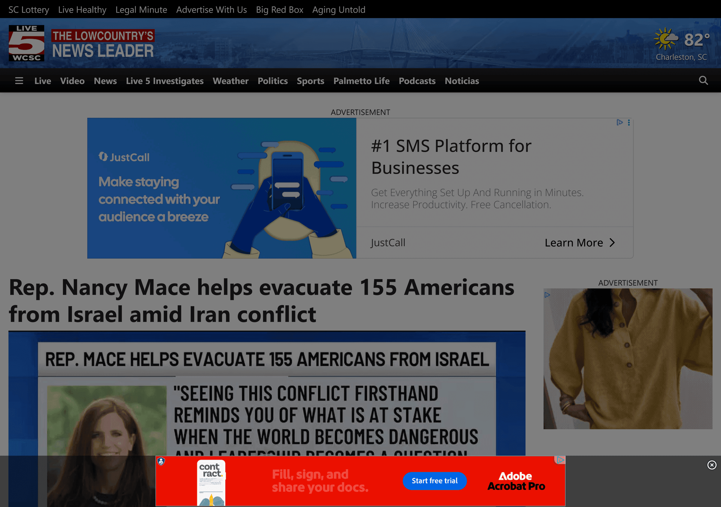 Rep. Nancy Mace Helps Evacuate 155 Americans from Israel Amid Iran Conflict: image 1