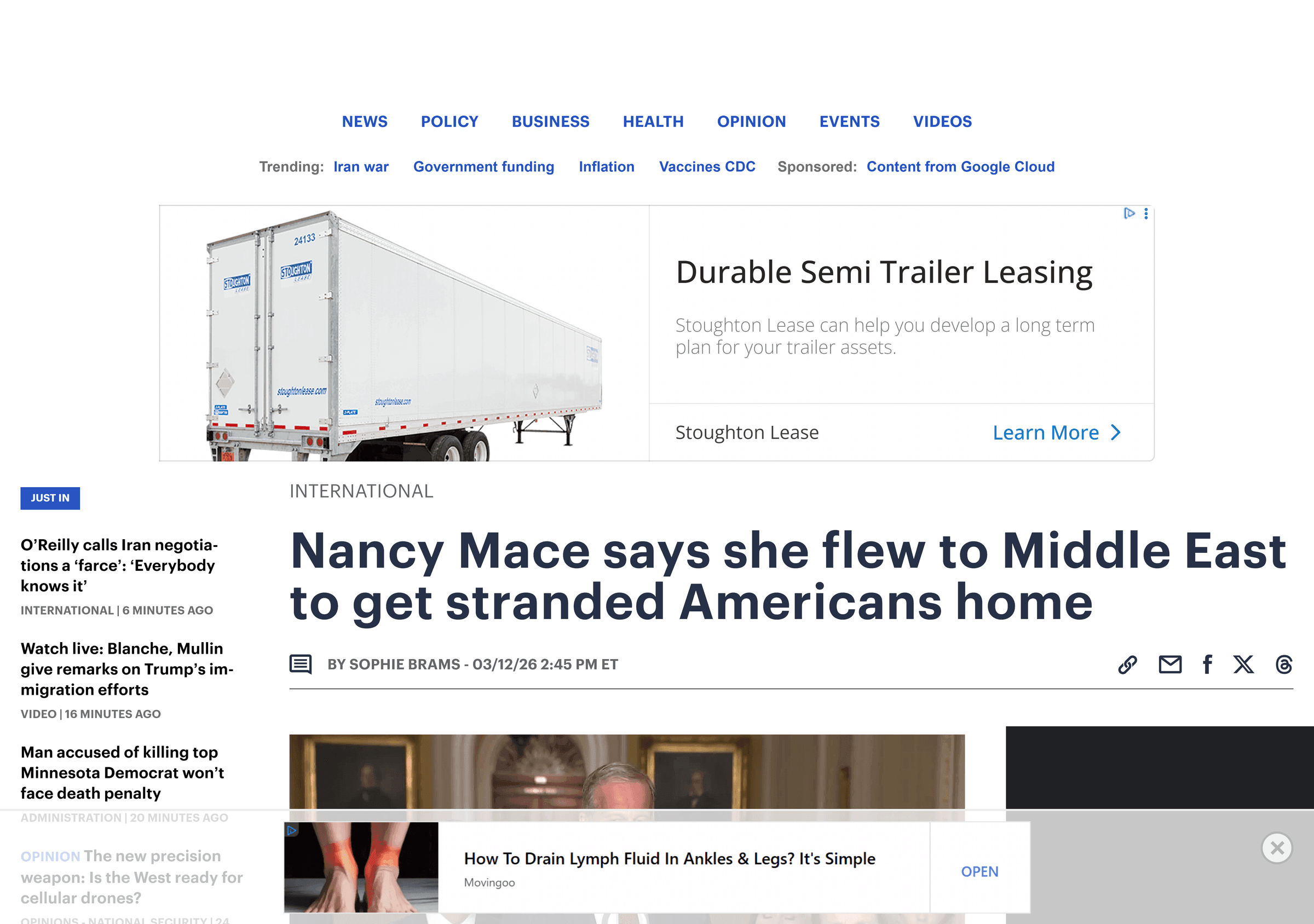 Rep. Mace Evacuates Americans from Middle East: image 1