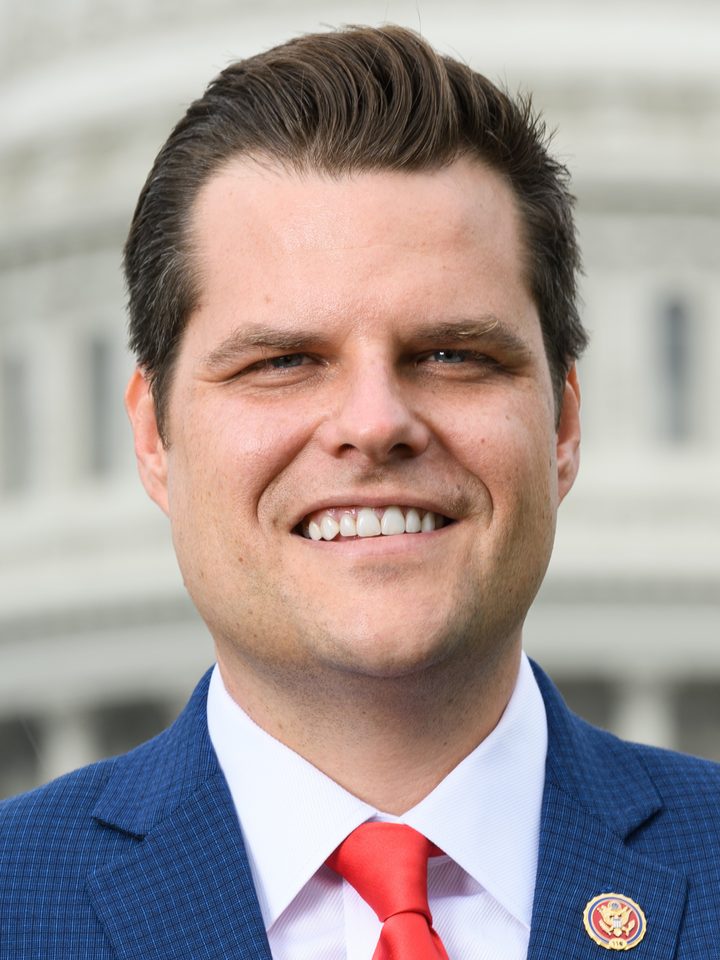 Portrait of former Rep. Matt Gaetz